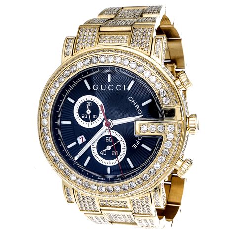 gold gucci watch for men ebay|Gucci men watches clearance.